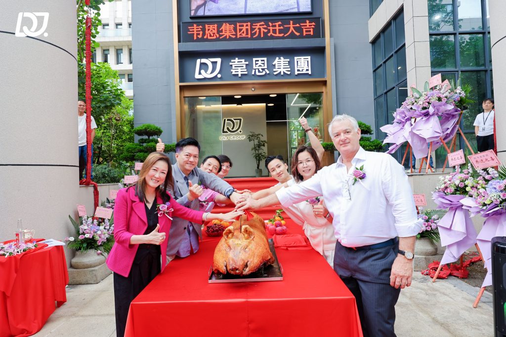 D&J Fashion’s Grand Ribbon Cutting Ceremony – May 2025 D&J Fashion relocation ceremony ribbon cutting moment with team and partners